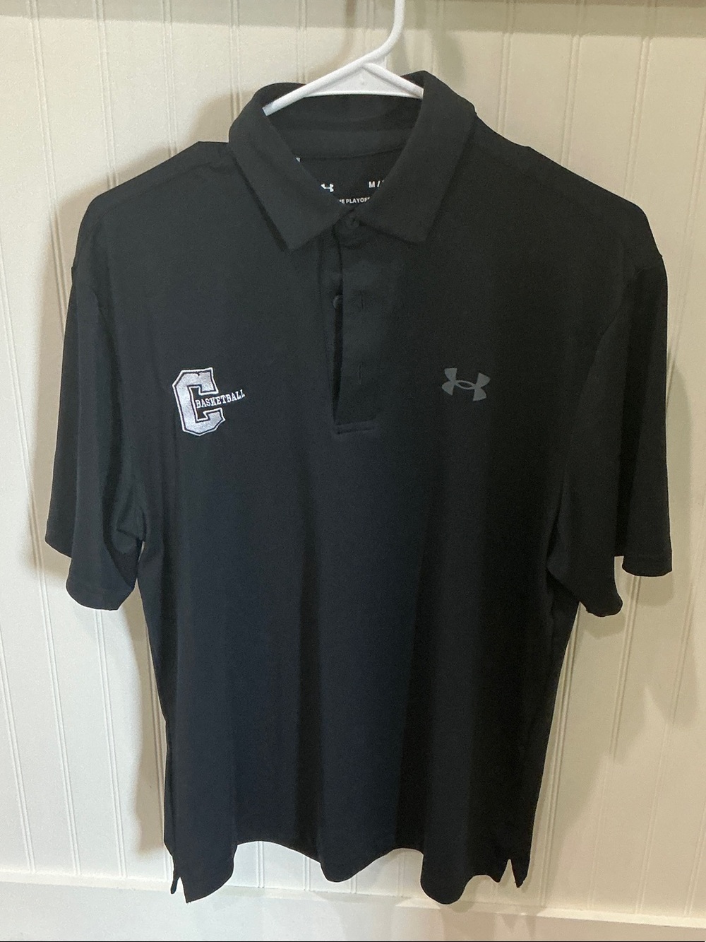 Under Armour Men’s College of Charleston Black Polo Shirt